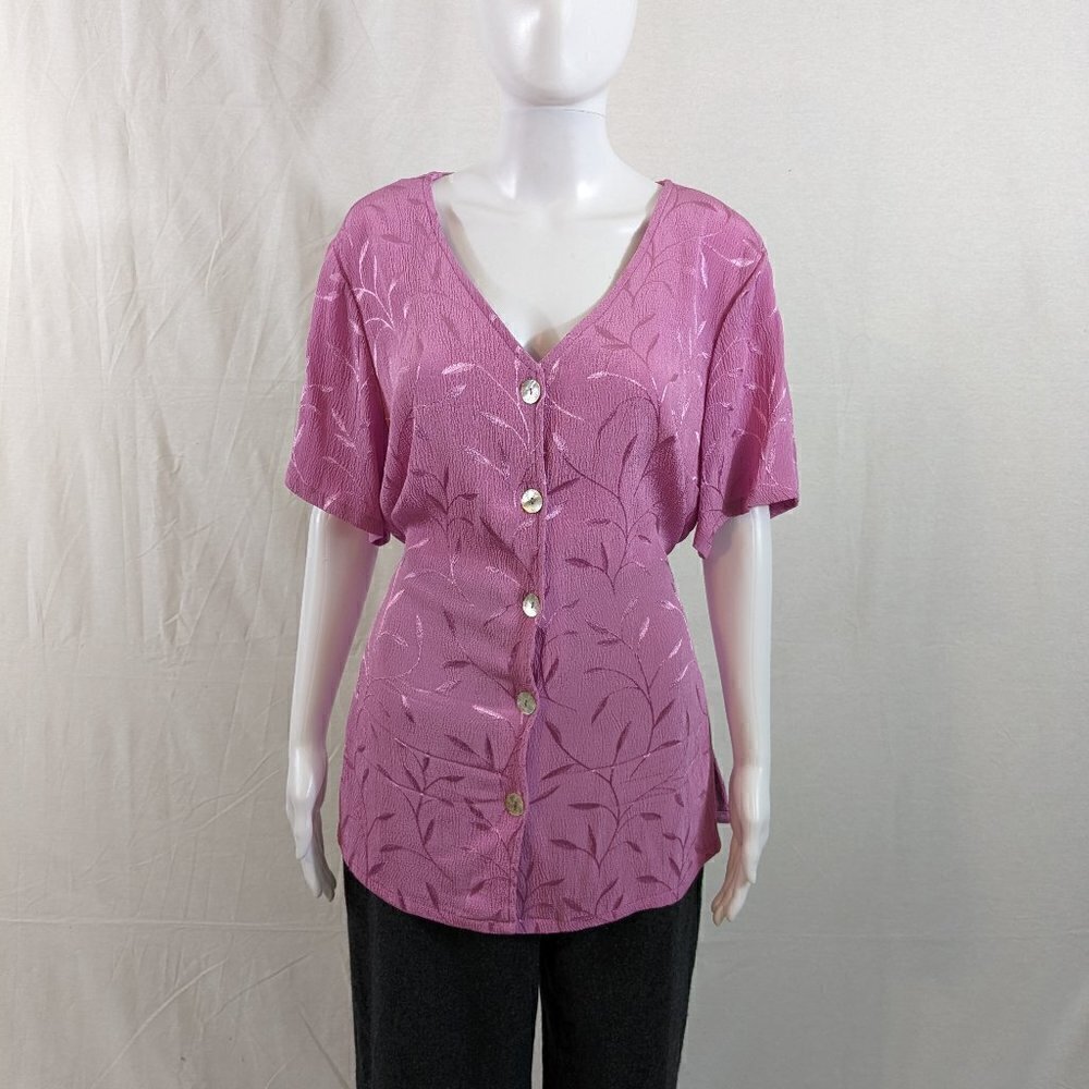 Vintage Froxx Button Down Top Size L